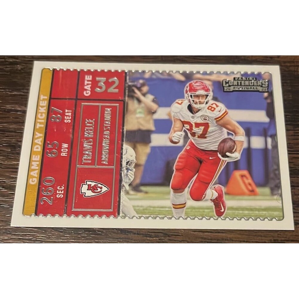 Travis Kelce gameday ticket card